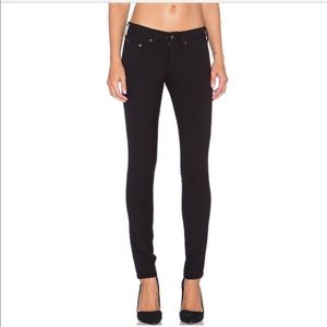 Rag & Bone Women's Slim Skinny Equestrian Black Jeans 27 Style W1502S005